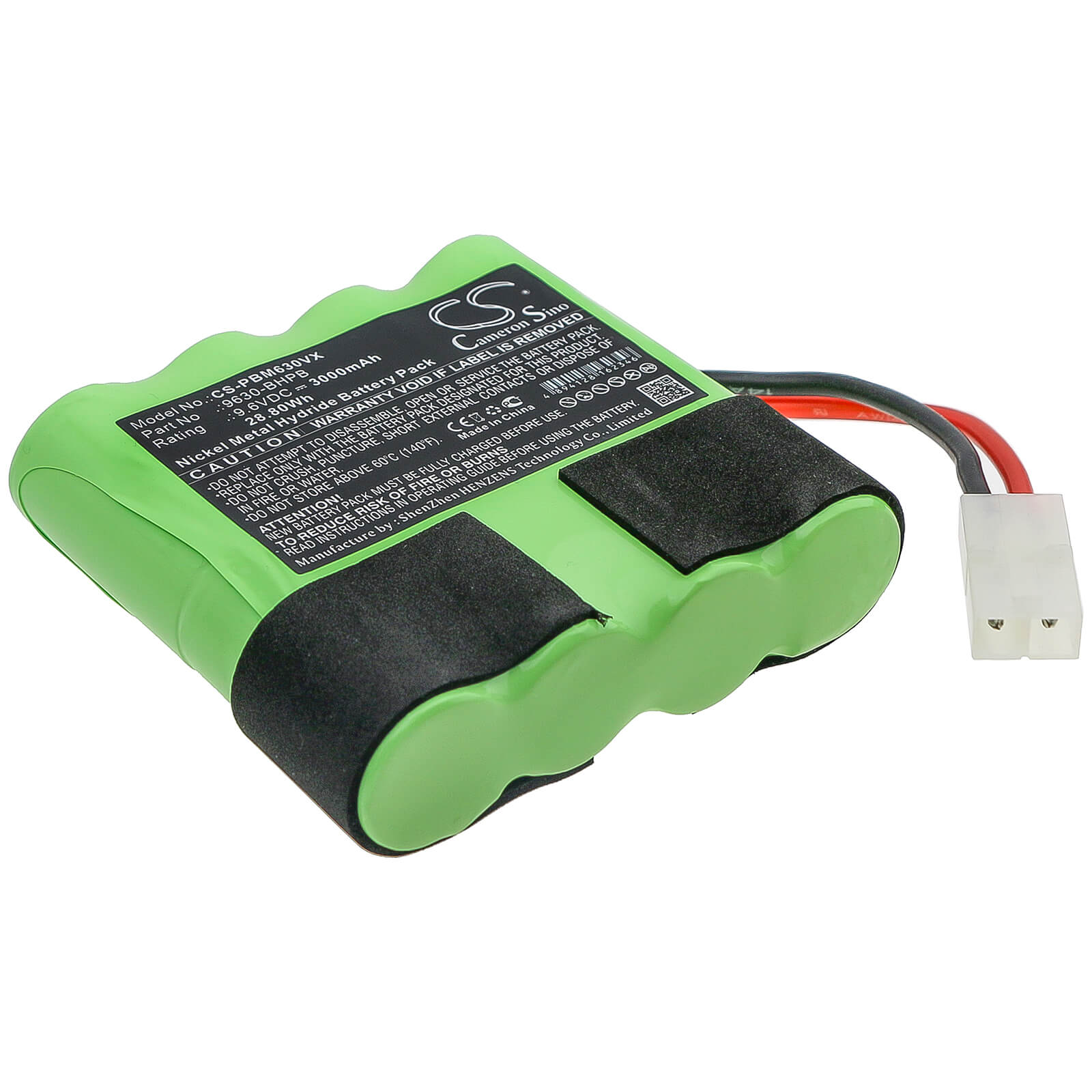 9.6V, 3000mAh, Ni-MH Battery fits Water Tech, Pool Blaster Max Cg, 28.8Wh
