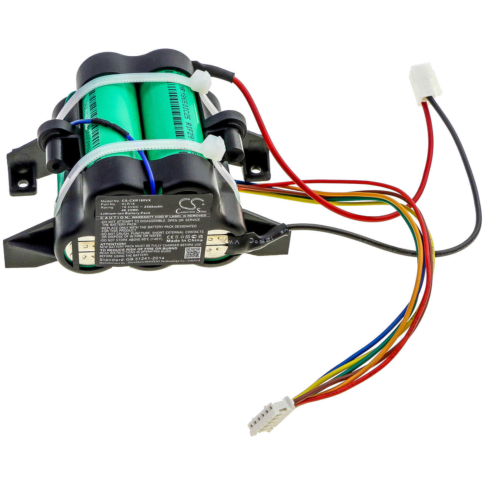 18.5V, 2500mAh, Li-ion Battery fits Delonghi, Colombina Xlr18li, Colombina Xlr18li.gr, 46.25Wh
