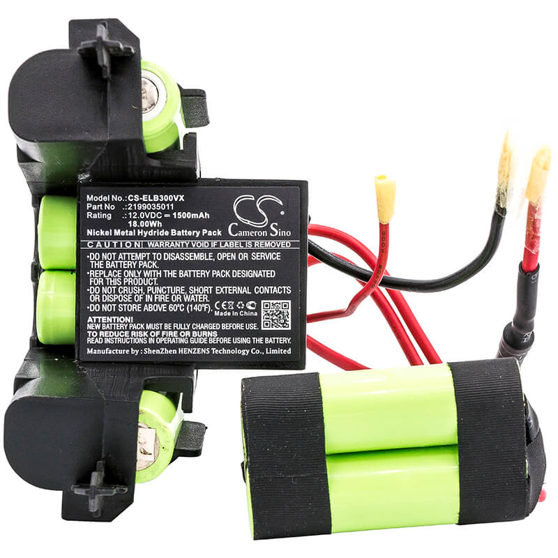 12.0V, 1500mAh, Ni-MH Battery fits Aeg, 900273710, 900273722, 18Wh