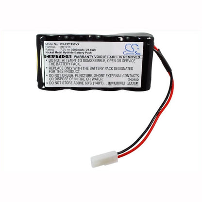 7.2V, 3000mAh, Ni-MH Battery fits Shark, Apl1172m, Apl1172n, 21.6Wh