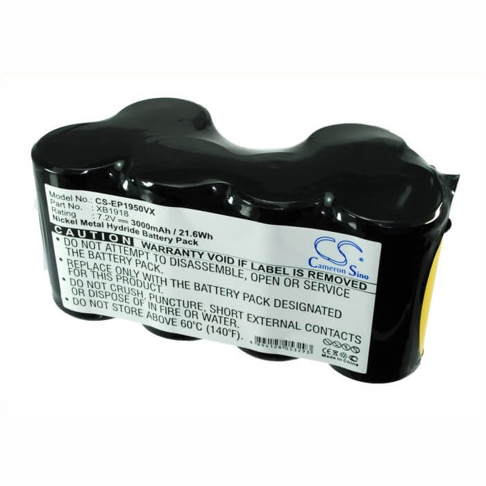 7.2V, 3000mAh, Ni-MH Battery fits Euro Pro, Apl1172m, Eu-36120, 21.6Wh