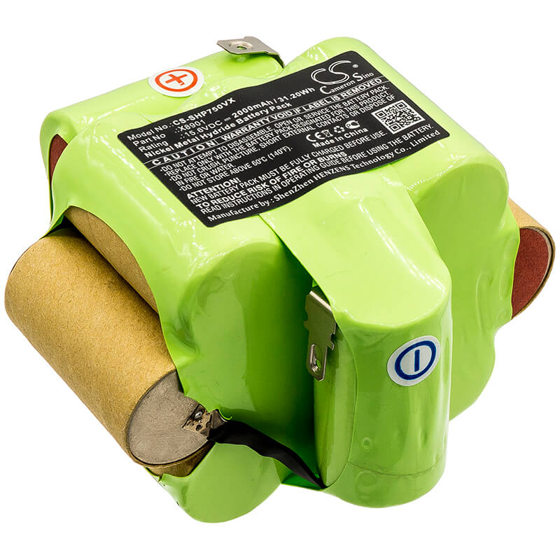 15.6V, 2000mAh, Ni-MH Battery fits Shark, 1010fk, Ep750, 31.2Wh