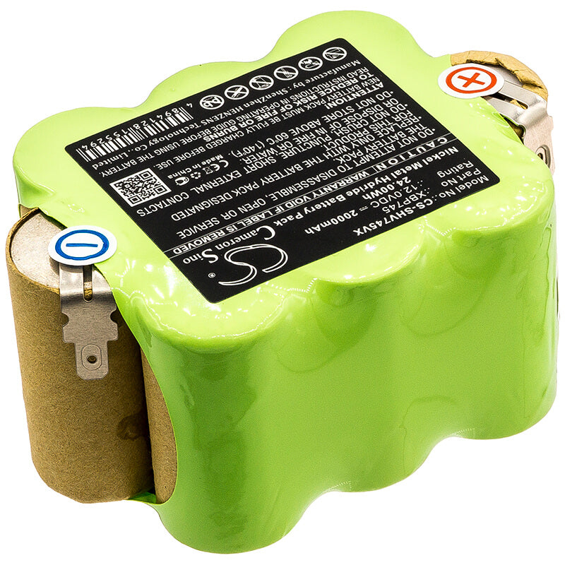 12.0V, 2000mAh, Ni-MH Battery fits Shark, Sv745, 24Wh