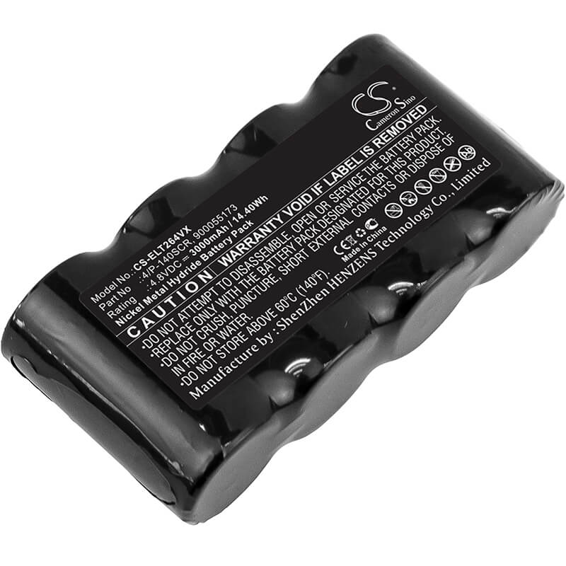 4.8V, 3000mAh, Ni-MH Battery fits Electrolux, Spirit Wet And Dry, Zb264x, 14.4Wh