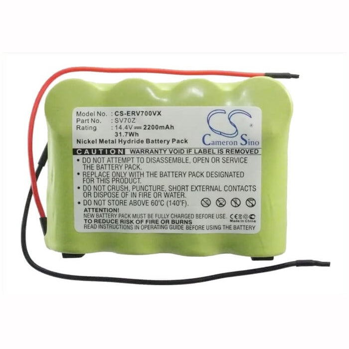 14.4V, 2200mAh, Ni-MH Battery fits Shark, Ev729, Fm26k, 31.68Wh