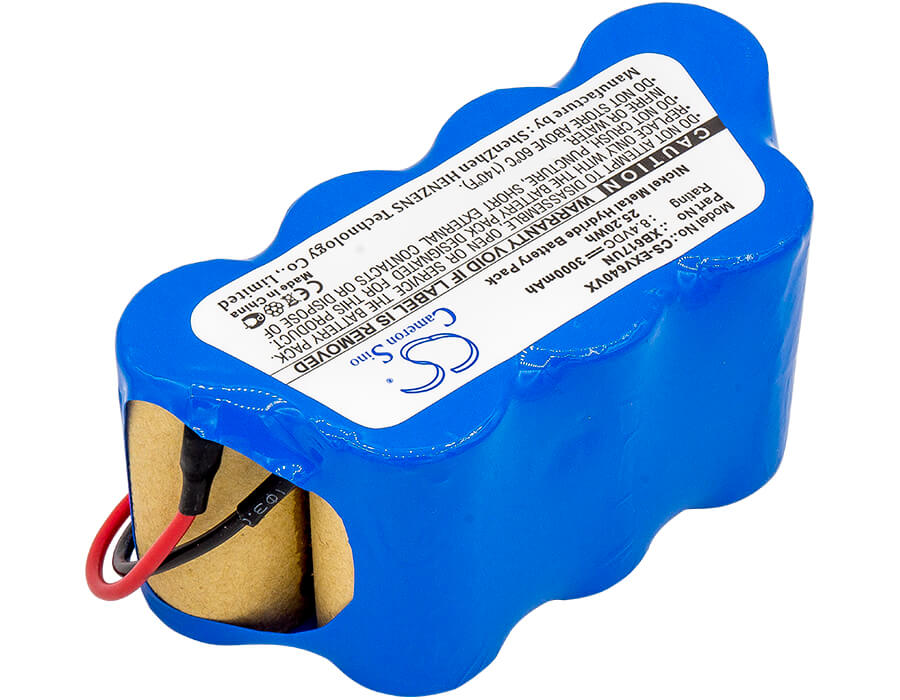 8.4V, 3000mAh, Ni-MH Battery fits Shark, Uv615, Uv615 (8.4v), 25.2Wh