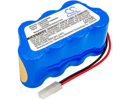 8.4V, 3000mAh, Ni-MH Battery fits Euro Pro, Uv617, Uv617r, 25.2Wh