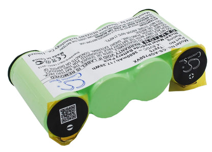 4.8V, 3600mAh, Ni-MH Battery fits Aeg, Ag64x, Liliput Vacuum Cleaner, 17.28Wh
