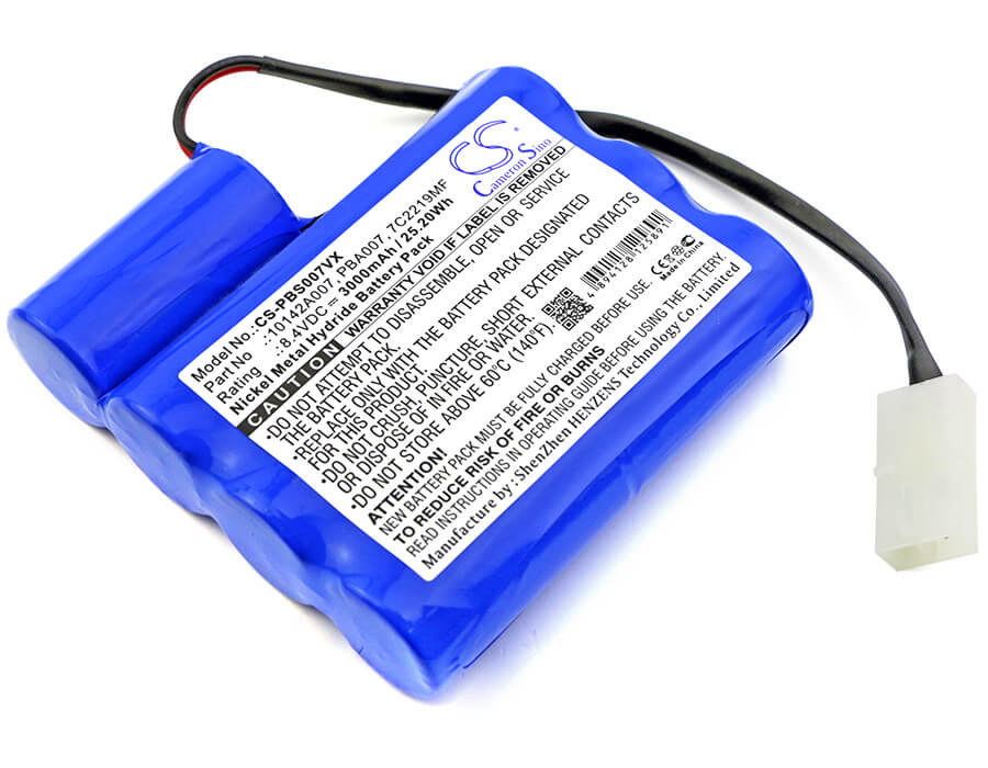 8.4V, 3000mAh, Ni-MH Battery fits Mtc, 3937 Megatech, 25.2Wh