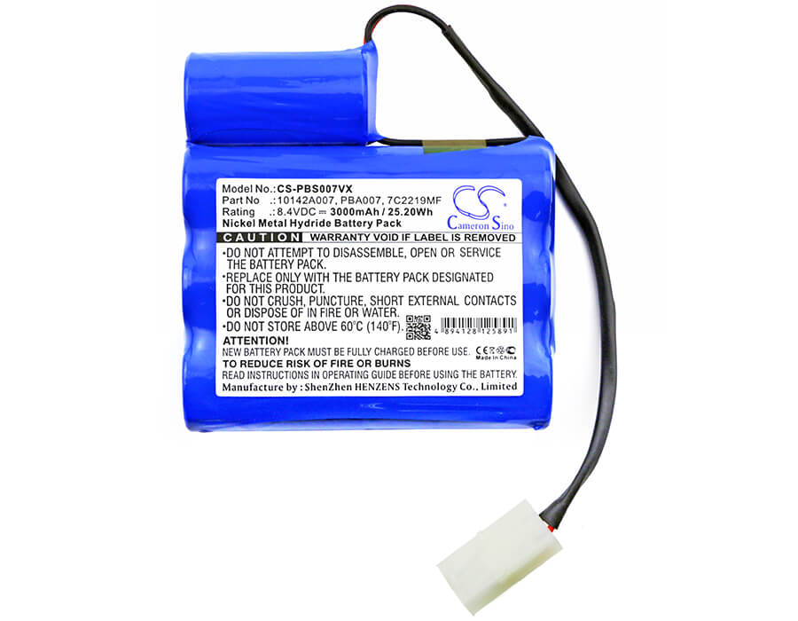 8.4V, 3000mAh, Ni-MH Battery fits Mtc, 3937 Megatech, 25.2Wh
