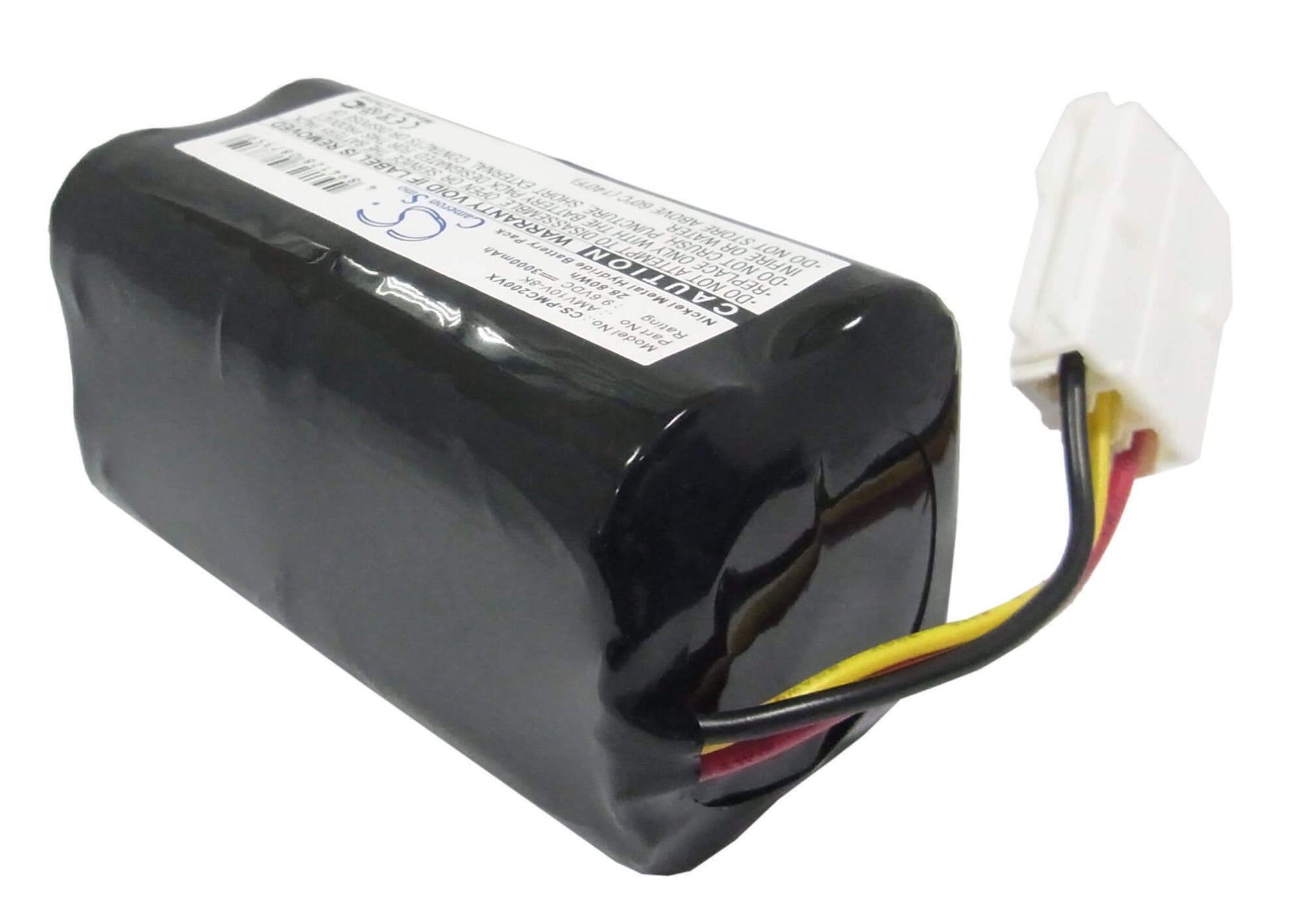 9.6V, 3000mAh, Ni-MH Battery fits Panasonic, Mc B 20 J, Mc-b10p, 28.8Wh