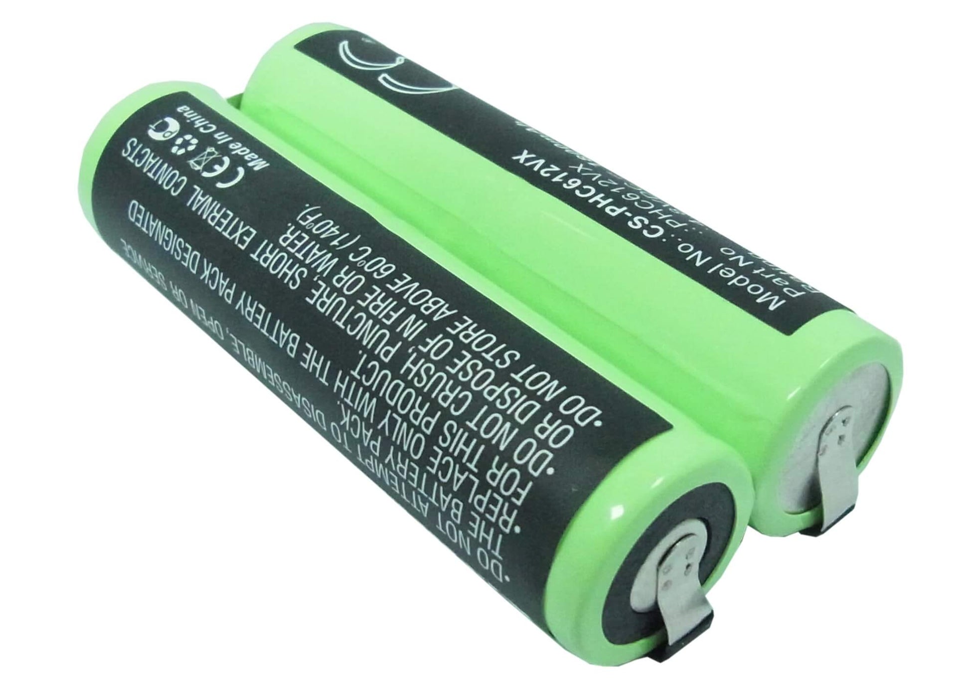 4.8V, 1800mAh, Ni-MH Battery fits Philips, Fc6125, 8.64Wh