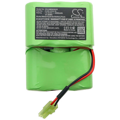 10.8V, 2000mAh, Ni-MH Battery fits Samsung, Sh5051, Vch5050s1w, 21.6Wh