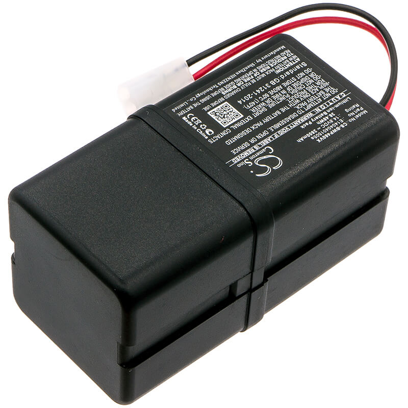 14.8V, 2600mAh, Li-ion Battery fits Bobsweep, Bob Pethair, Junior, 38.48Wh