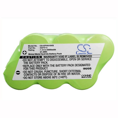 7.2V, 3000mAh, Ni-MH Battery fits Shark, 36000, 86050, 21.6Wh