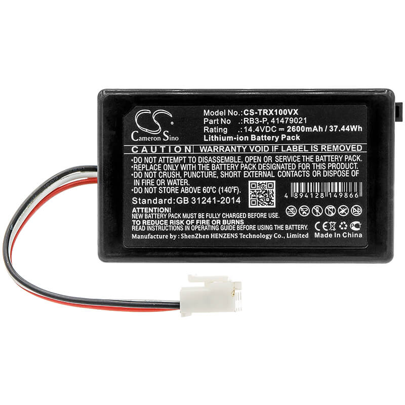 14.4V, 2600mAh, Li-ion Battery fits Toshiba, Vc-rcx1, Vc-rv1, 37.44Wh