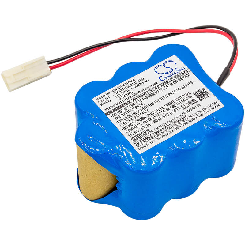 10.8V, 3000mAh, Ni-MH Battery fits Zepter, 9p130scr, 9p-130scr, 32.4Wh