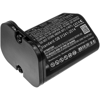 10.8V, 2600mAh, Li-ion Battery fits Irobot, Braava Jet M6, 28.08Wh