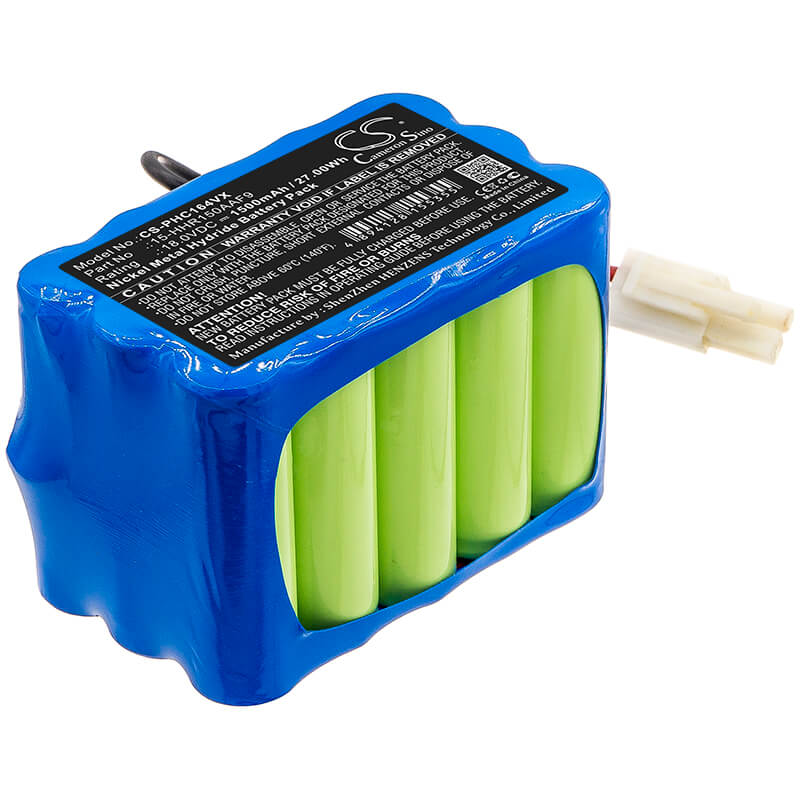 18.0V, 1500mAh, Ni-MH Battery fits Philips, Fc6164, Power Pro Fc6164/01, 27Wh