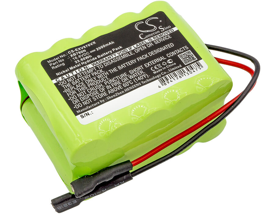 16.8V, 2000mAh, Ni-MH Battery fits Euro-pro, Shark Sv780n, 33.6Wh