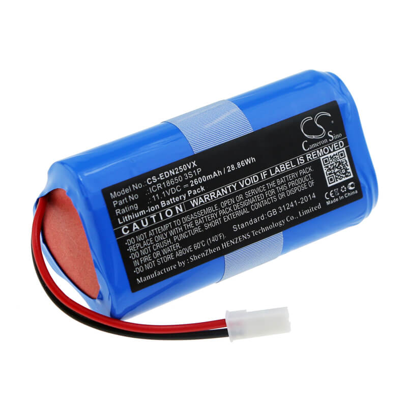 11.1V, 2600mAh, Li-ion Battery fits Ecovacs, Cen250, Ml009, 28.86Wh