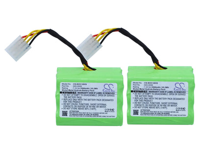 7.2V, 3500mAh, Ni-MH Battery fits Neato, All Floor, Signature 25, 25.2Wh