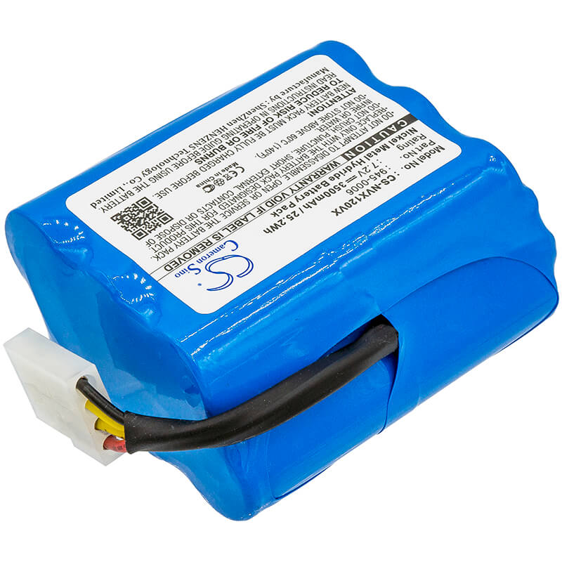 7.2V, 3500mAh, Ni-MH Battery fits Neato, 945-0080, All Floor, 25.2Wh
