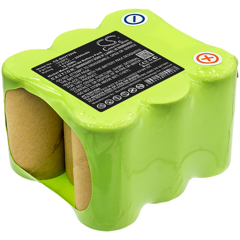 9.6V, 2000mAh, Ni-MH Battery fits Shark, Sv735, 19.2Wh