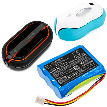 11.1V, 2600mAh, Li-ion Battery fits Moneual, Everybot Rs500, Everybot Rs700, 28.86Wh