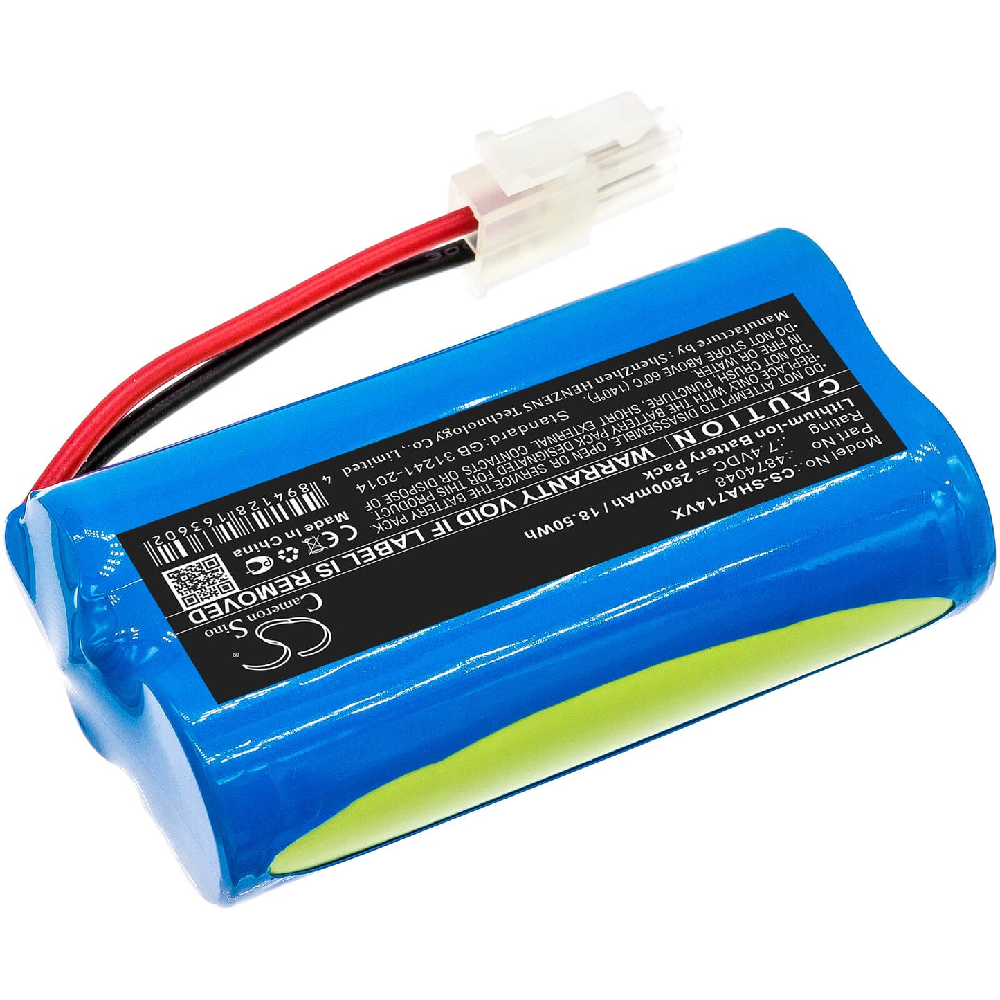 7.4V, 2500mAh, Li-ion Battery fits Severin Chill, Ah7914, Hv7144, 18.5Wh