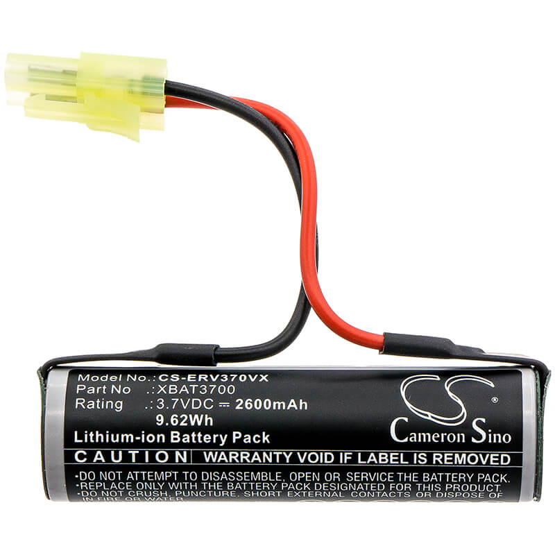 3.7V, 2600mAh, Li-ion Battery fits Shark, Cordless Rechargeable Hard Flo, V3700, 9.62Wh