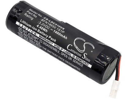 3.2V, 1400mAh, Li-ion Battery fits Leifheit, 51000, 51002, 4.48Wh