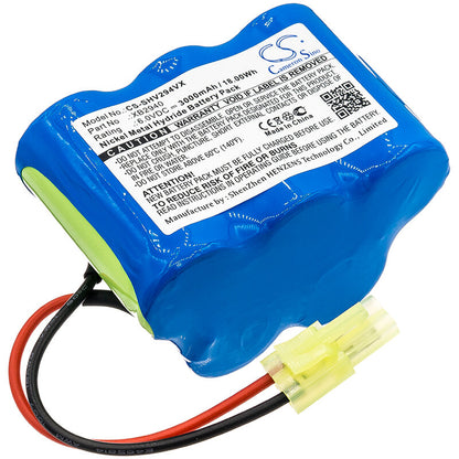 6.0V, 3000mAh, Ni-MH Battery fits Shark, V1940, V2940, 18Wh