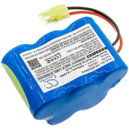 6.0V, 3000mAh, Ni-MH Battery fits Shark, V1940, V2940, 18Wh