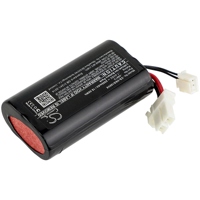 7.4V, 2500mAh, Li-ion Battery fits Vorwerk, Kobold Vg100, 18.5Wh