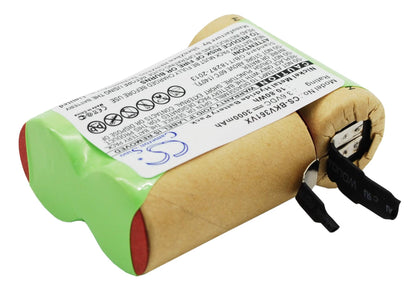 3.6V, 3000mAh, Ni-MH Battery fits Black&decker, V3600, V3603, 10.8Wh