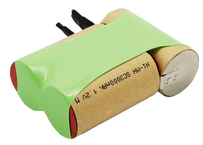 3.6V, 3000mAh, Ni-MH Battery fits Black&decker, V3600, V3603, 10.8Wh