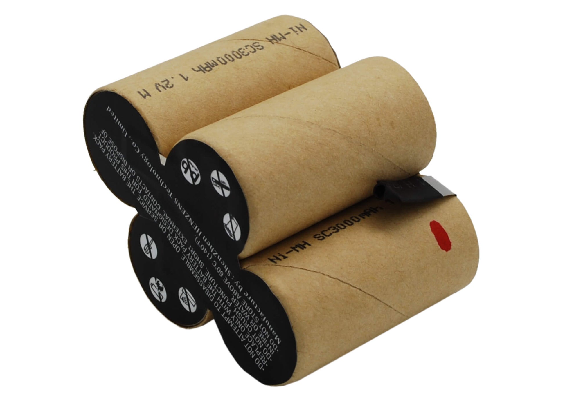 4.8V, 3000mAh, Ni-MH Battery fits Karcher, Broom K55, K55, 14.4Wh