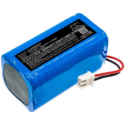 14.8V, 800mAh, Li-ion Battery fits Ecovacs, W830, W830-rd, 11.84Wh