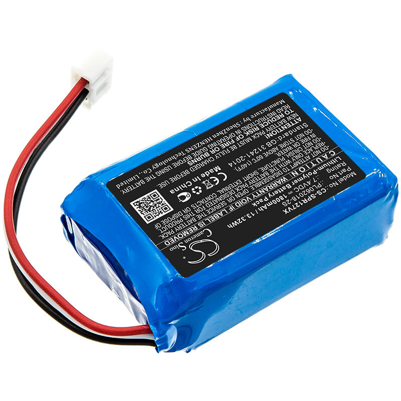 7.4V, 1800mAh, Li-Polymer Battery fits Sichler, Pr-025, Pr-030, 13.32Wh