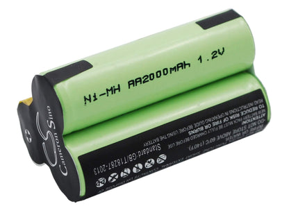 3.6V, 2000mAh, Ni-MH Battery fits Aeg, Electrolux Junior 2.0, 7.2Wh