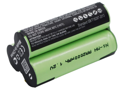 3.6V, 2000mAh, Ni-MH Battery fits Aeg, Electrolux Junior 2.0, 7.2Wh