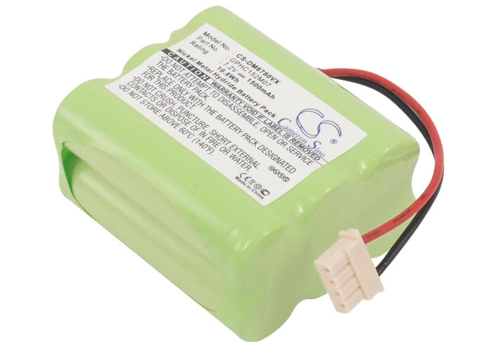7.2V, 1500mAh, Ni-MH Battery fits Dirt Devil, Evo M678, M678, 10.8Wh