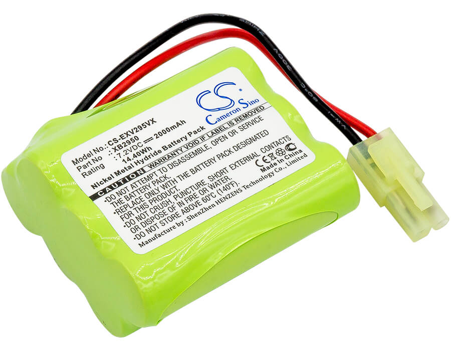 7.2V, 2000mAh, Ni-MH Battery fits Euro Pro, V2945, V2945z, 14.4Wh