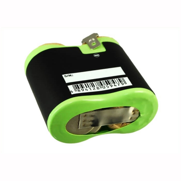 2.4V, 3000mAh, Ni-MH Battery fits Black&decker, Classic Hc 410e, Classic Hc400, 7.2Wh