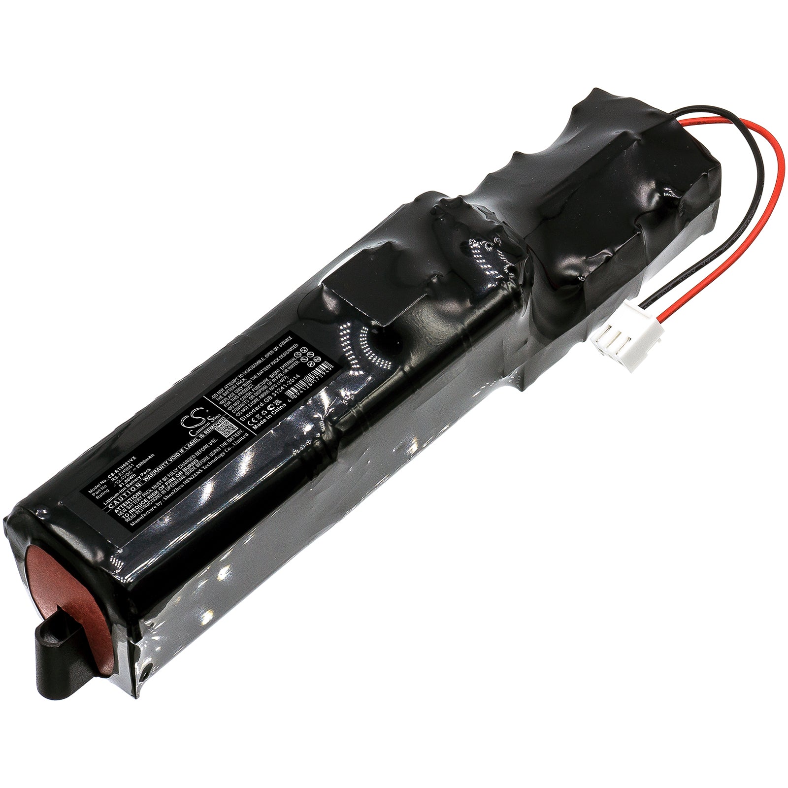 32.4V, 2500mAh, Li-ion Battery fits Rowenta, Rh8895w0/2d0, Rh8895w0/2d2, 81Wh