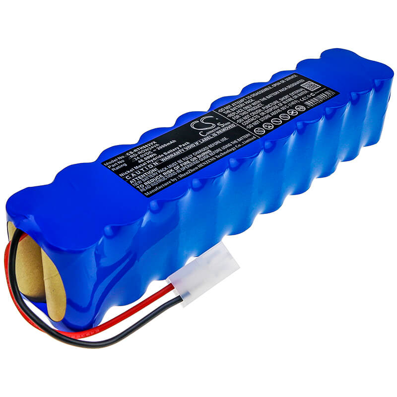 24.0V, 2000mAh, Ni-MH Battery fits Rowenta, /cylnder Hm0, Cylnder Hm0, 48Wh