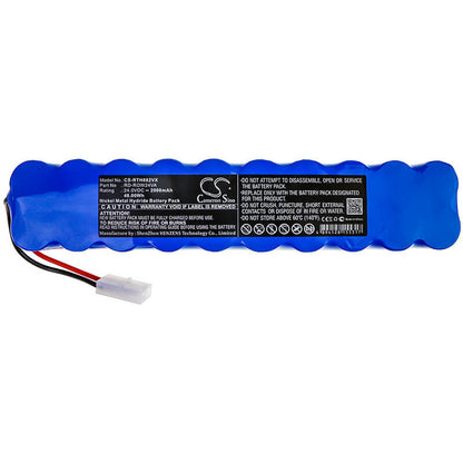 24.0V, 2000mAh, Ni-MH Battery fits Rowenta, /cylnder Hm0, Cylnder Hm0, 48Wh