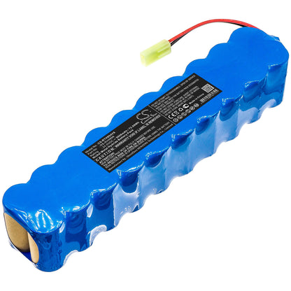 24.0V, 3000mAh, Ni-MH Battery fits Rowenta, Rh8543019a0, Rh8543019a1, 72Wh