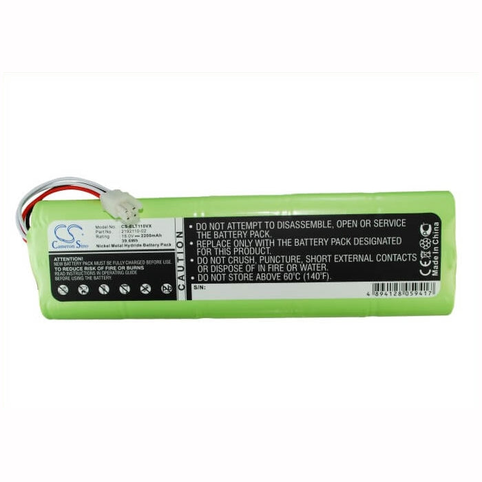 18.0V, 2200mAh, Ni-MH Battery fits Elektrolux, Trilobite, Trilobite Za1, 39.6Wh